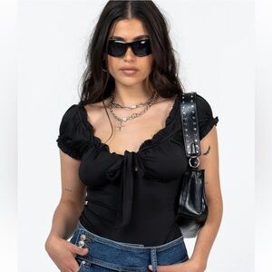 Princess Polly Medina Black Bodysuit